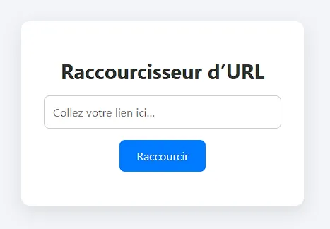 Swagger UI pour l&#x27;API du raccourcisseur
